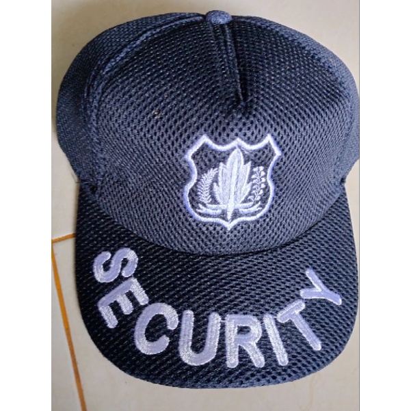 TOPI SATPAM SECURITY/WARNA BIRU