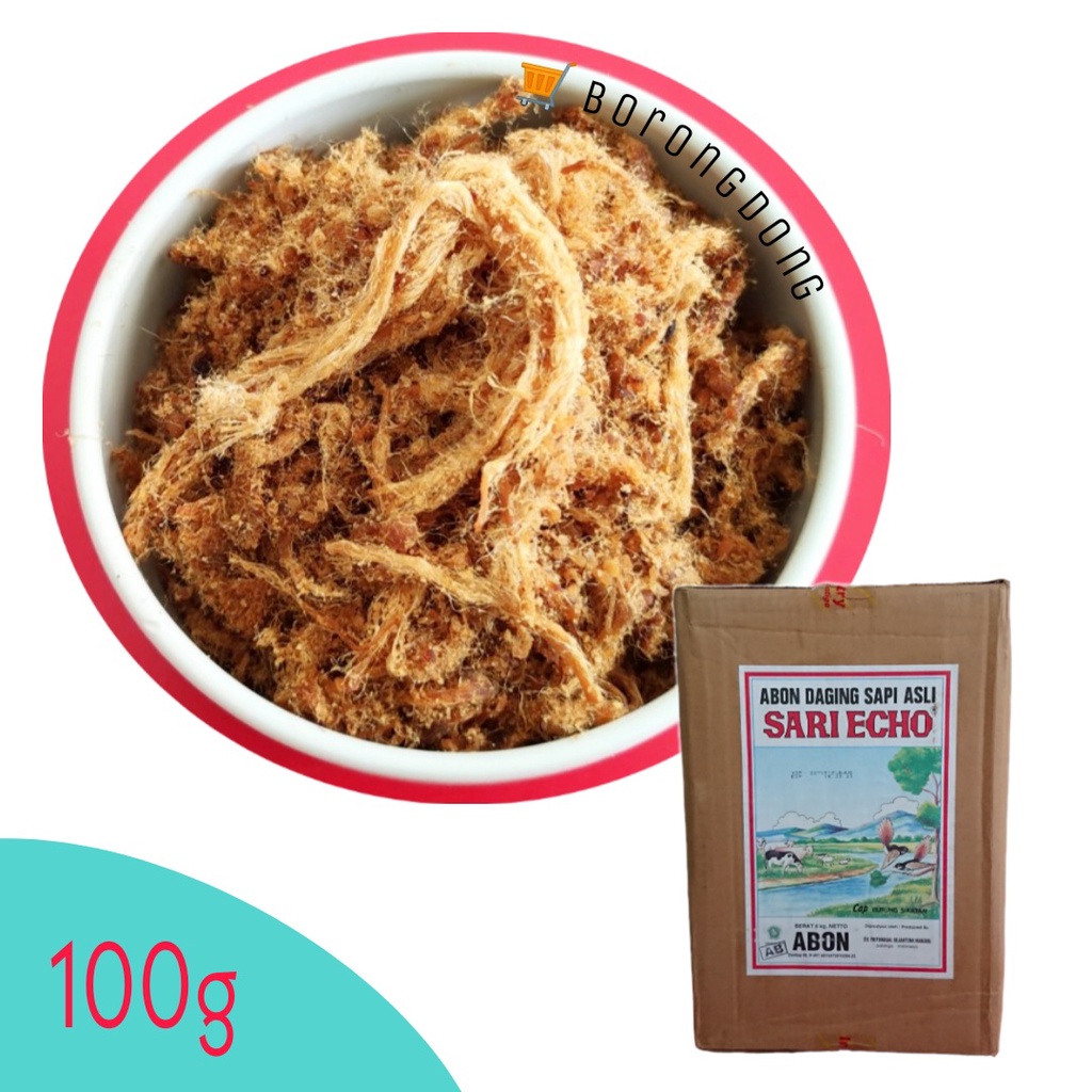 

Abon Daging Sapi Asli 100g - Sari Echo