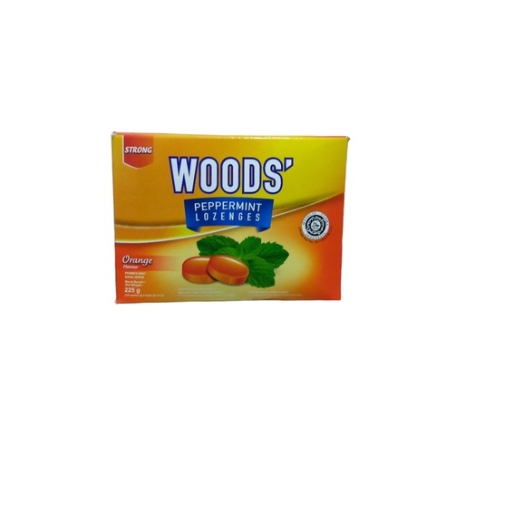 

WOOD'S PEPPERMINT LOZENGES ORANGE FLAVOUR 225 G