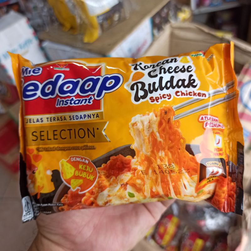 

Mie Sedaap Goreng Korean Cheese Buldak Spicy Chicken Ayam Pedas Keju