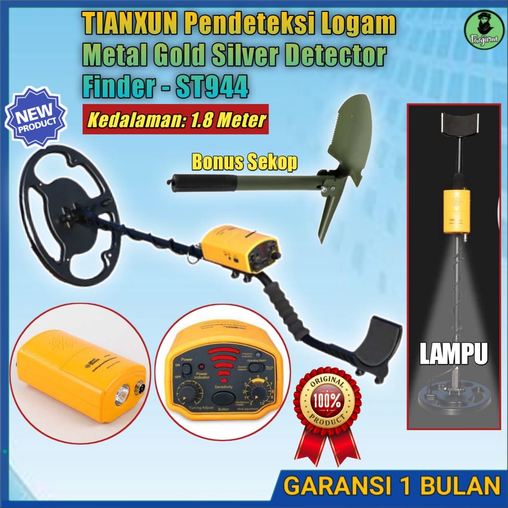 PROMO Alat Detektor Pendeteksi Emas Logam Metal Gold Silver Detector Finder Metal detektor alat pencari emas TIANXUN  - ST944 7ROTHMBK