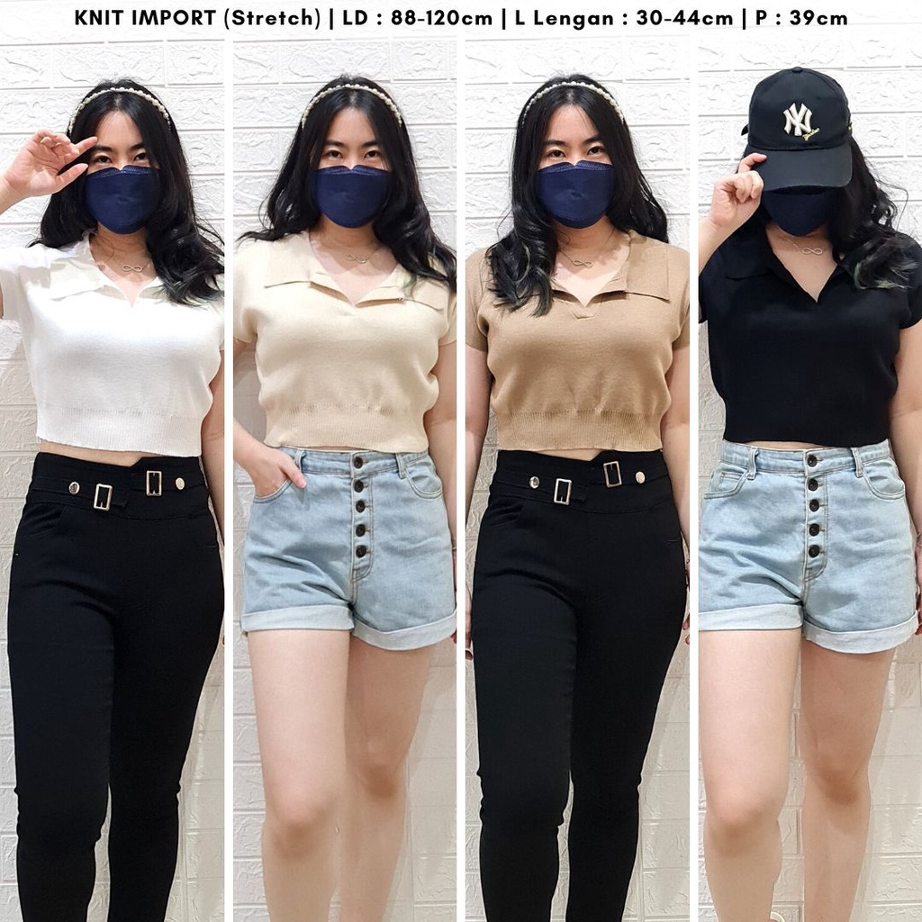 4591 madie collar knit crop top