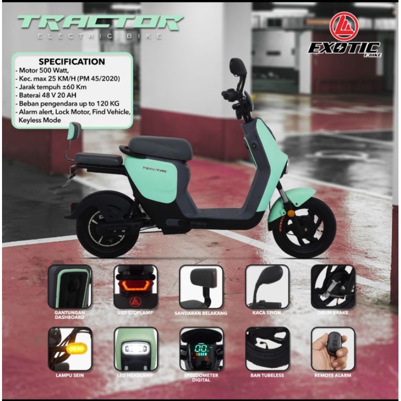 SEPEDA LISTRIK TRACTOR By Exotic