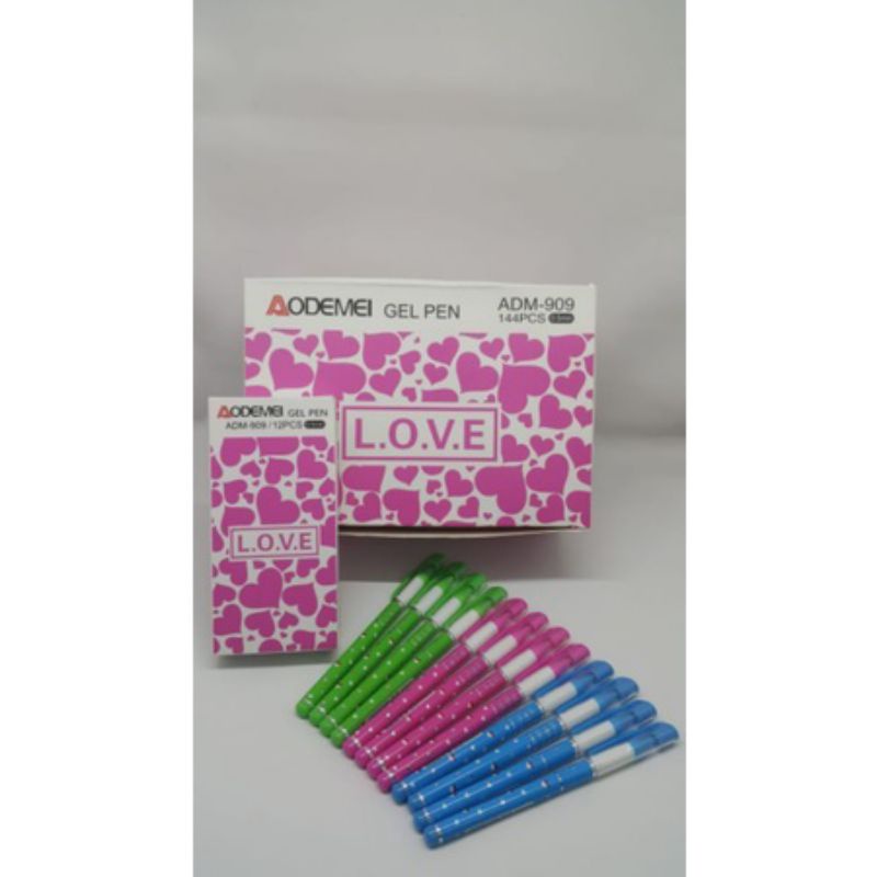 

Bolpoin Aodemei ADM-909 Bentuk Love(12PC)