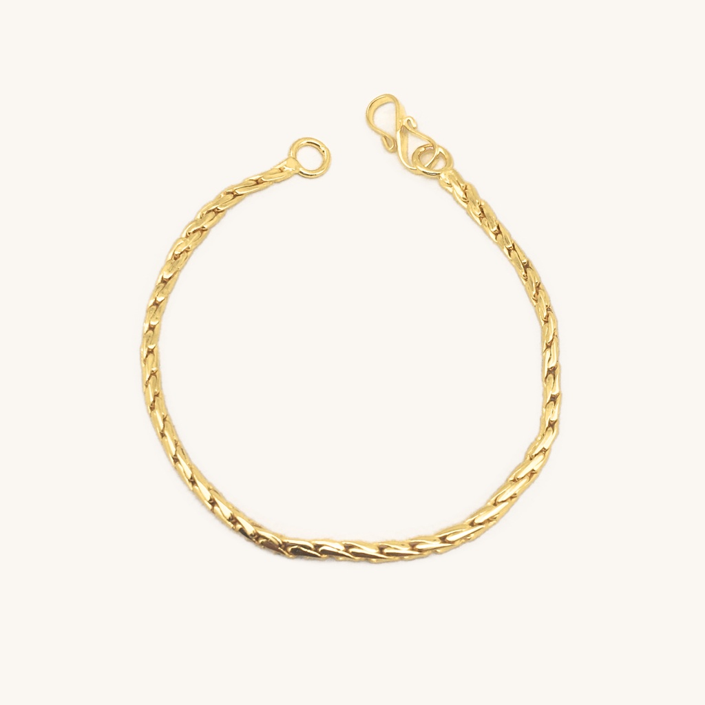 Gelang Emas 21K - Palma Chain Bracelet- Emas Kadar 875 21 Karat