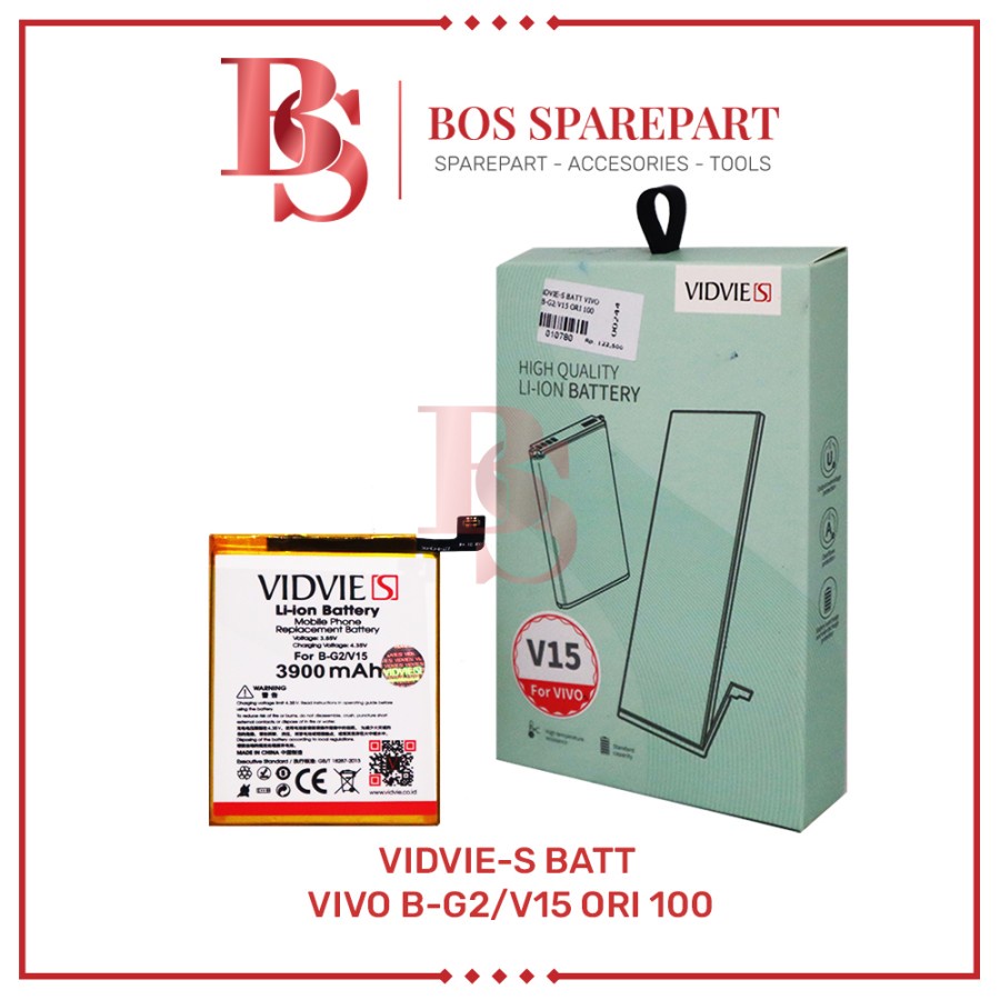 VIDVIE-S BATERAI VIVO B-G2 / V15 ORI 100 / BATTERY / BATRE