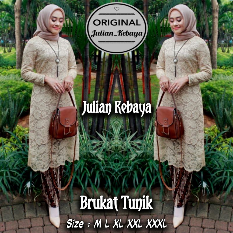KEBAYA MODERN / TUNIK BRUKAT / KEBAYA TUNIK / SET KEBAYA MODERN / KEBAYA JUMBO / KEBAYA BRUKAT