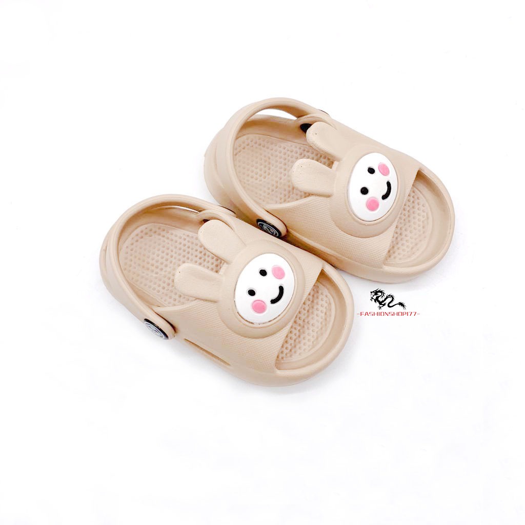 Sandal Anak Perempuan Sandal Selop Bahan Karet Motif Boneka UK.19-24