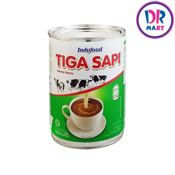 

Tiga Sapi Krimer Kental Manis Plain 500gr