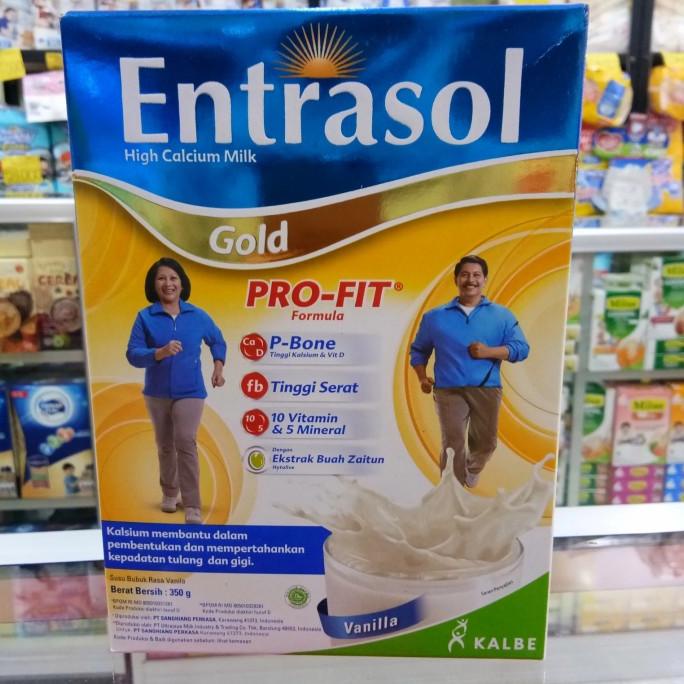 

[ COD ] ENTRASOL GOLD PRO-FIT ORIGINAL, VANILA, COKLAT 350GR