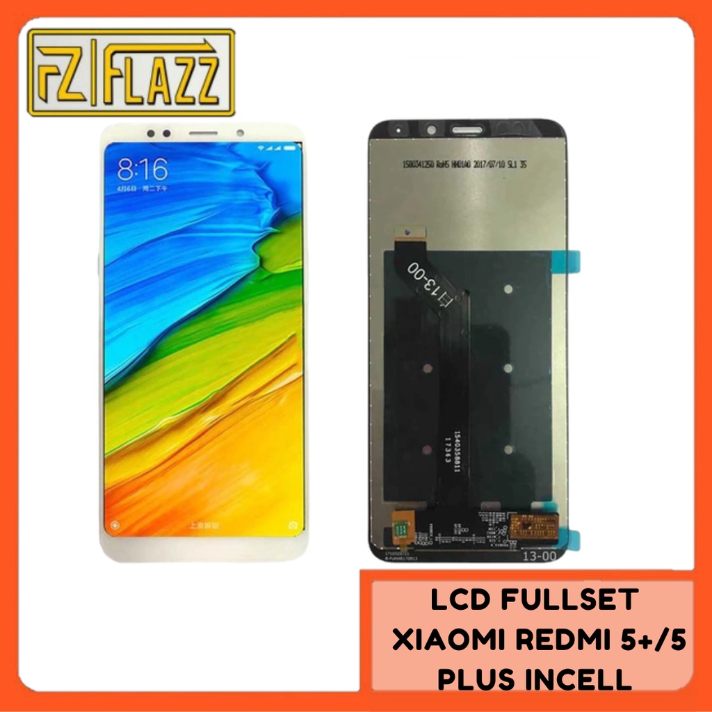 Lcd touchscreen Xiaomi Redmi 5 Plus white dan black fullset Original 100%