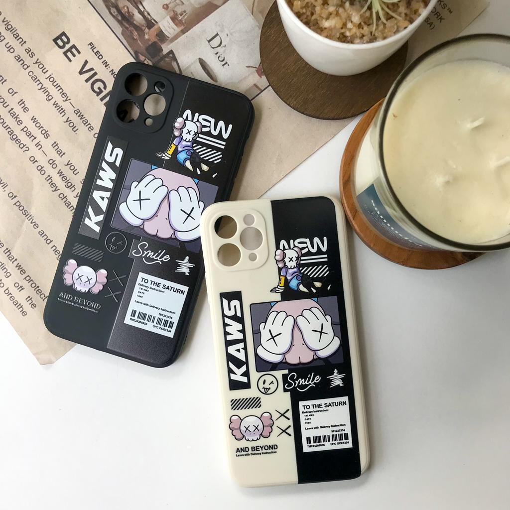 PRINTING LENS PROTECTOR Kaws case oppo reno 3 4 4f 5 5f 6 4g 7z 8t 4g a76 a96 4g a16k a16e a16 8 5g a17 a17k