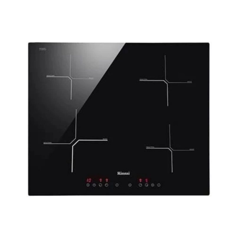 KOMPOR TANAM LISTRIK RINNAI RB 6024 HCB / 4 zone induction hob (60cm)