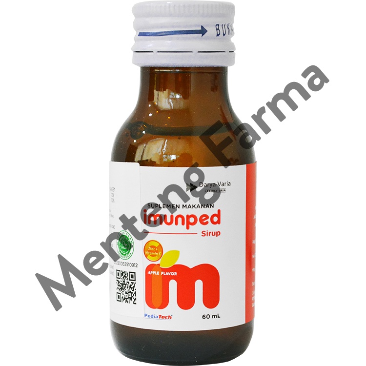 Imunped Sirup 60 mL - Suplemen Zinc dan Vitamin C Anak