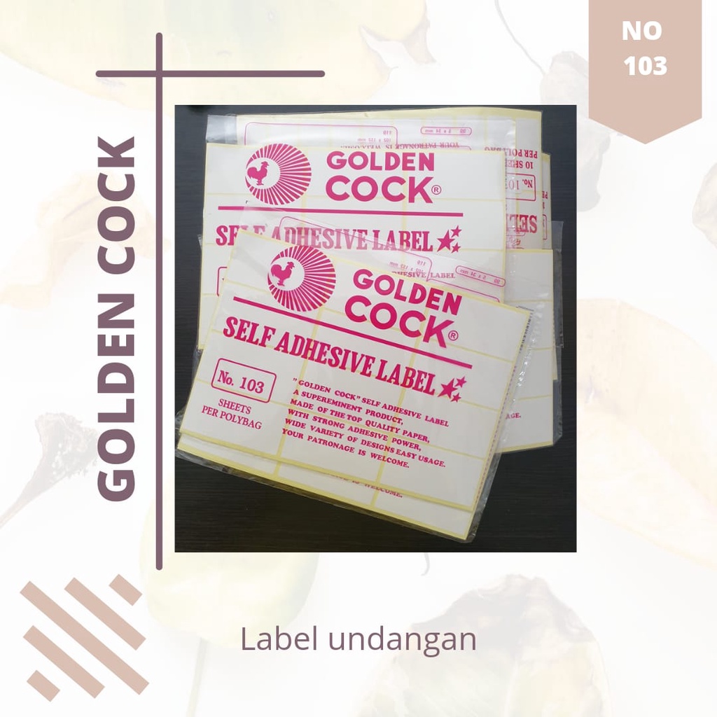 

Label undangan pernikahan golden cock kualitas terbaik