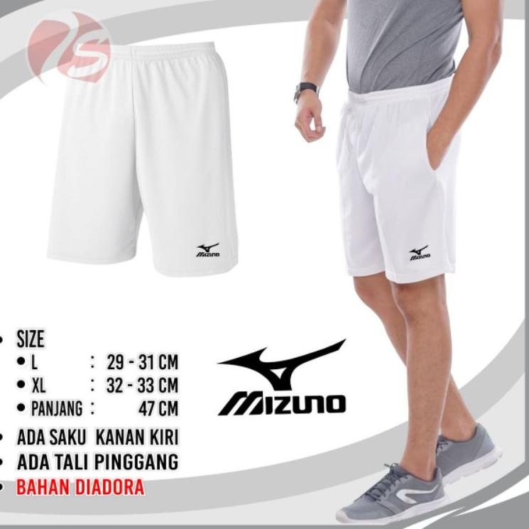 Celana badminton putih murah celana bulutangkis murah kolor murah celana pria short pants white cela