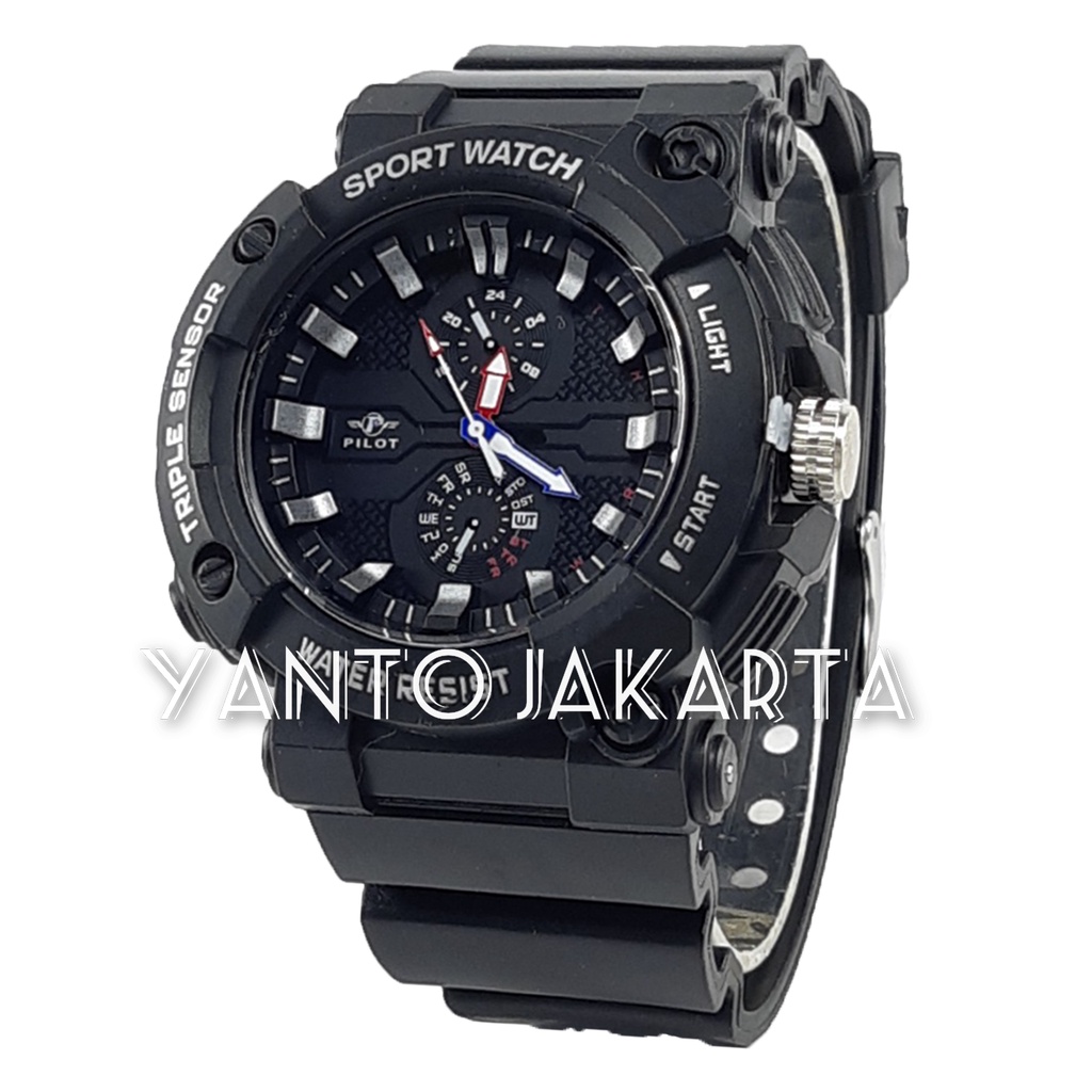 PILOT JAM TANGAN PRIA ANTI AIR SPORTY