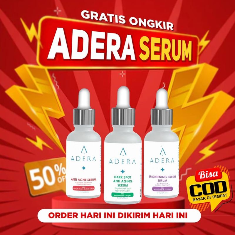 ADERA FACE SERUM 100% ORI | Serum Wajah original Dark sport anti Aging