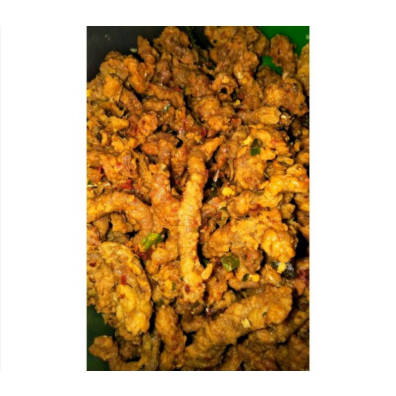 

Usus crispy pedas 500gr