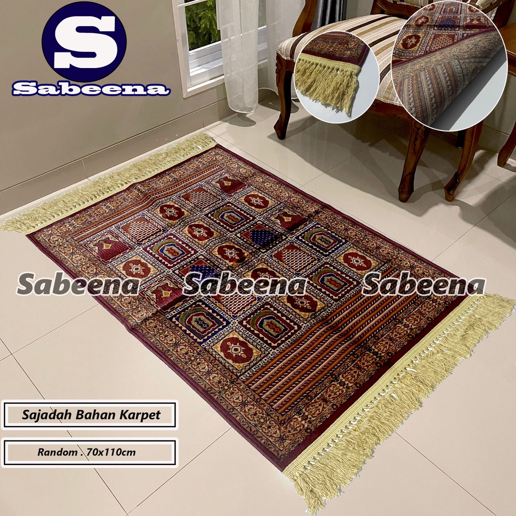 Sajadah Mada Karpet 3mm Super Premium Perlengkapan Sholat Sejadah Turki