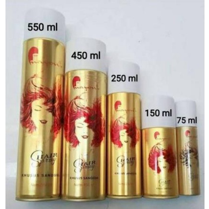 ^ KYRA ^ Mayon Hair Spray Khusus Sanggul Bisa Untuk Hijab Sasak Barbara