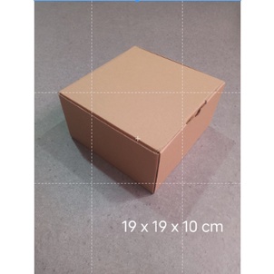 

kardus 19x19x10 cm --Diecut dan easy usage—