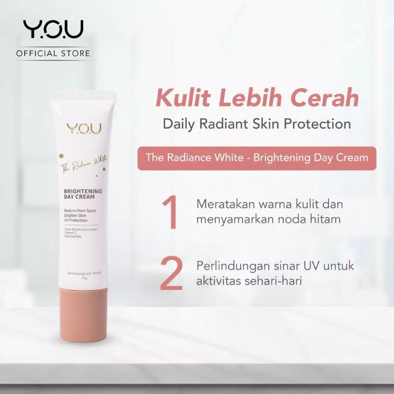 YOU THE RADIANCE WHITE ADVANCED DAY CREAM 30GR