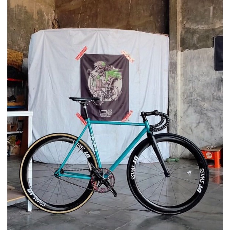 [ Frame Set Only ] Pagan Abaddon Frameset Frame Set Fork Alloy Bekas Second >95% Sepeda Fixie Fixed 