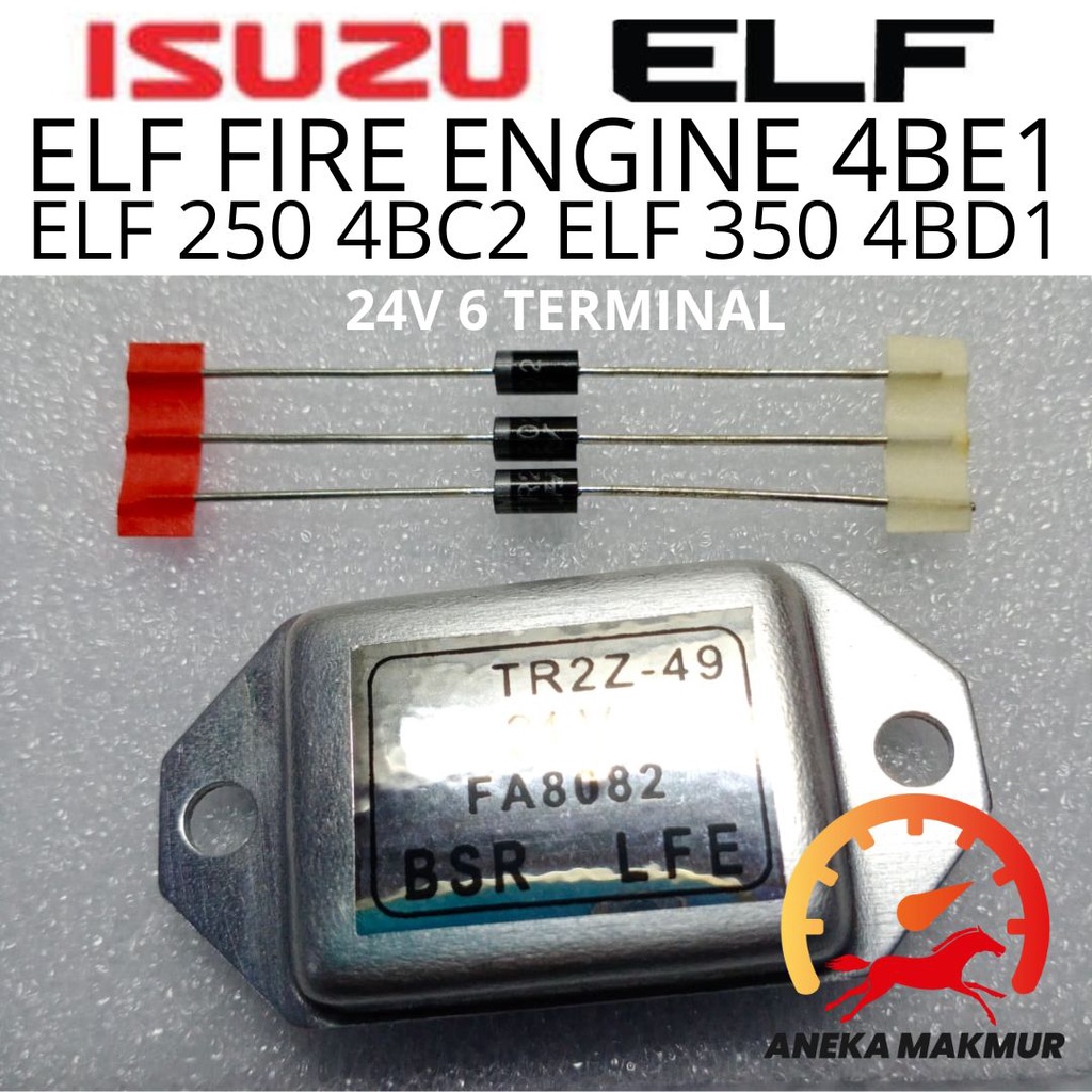 IC REGULATOR ISUZU ELF FIRE ENGINE 4BE1 ELF 250 4BC2 ELF 350 4BD1T IC DINAMO CAS ALTERNATOR ISUZU EL