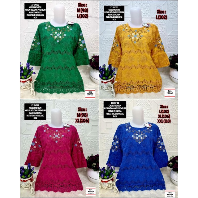 Atasan katun bolong premium Chibi