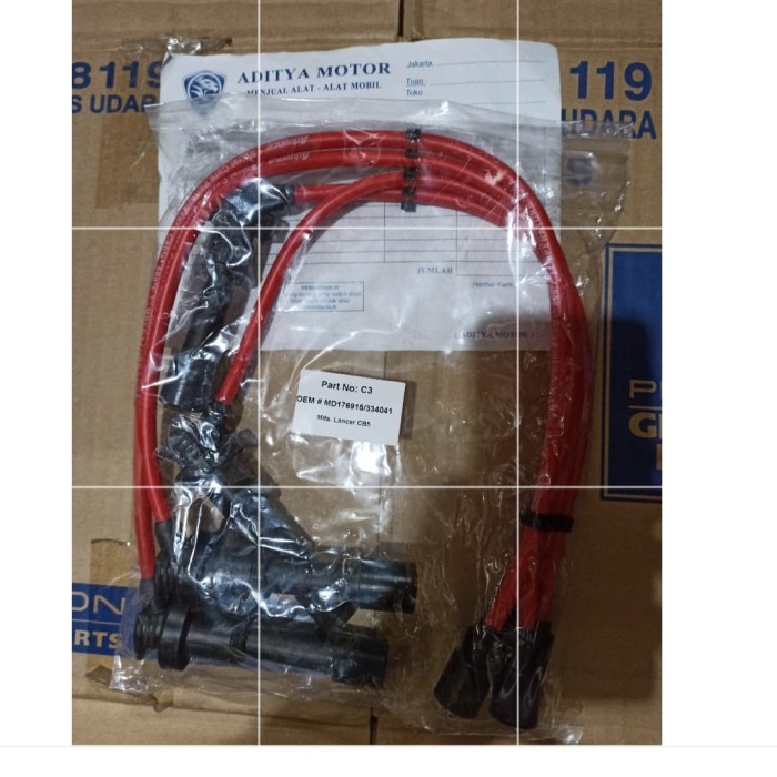kabel busi lancer evo 3 1800cc CB5 GTI RACING