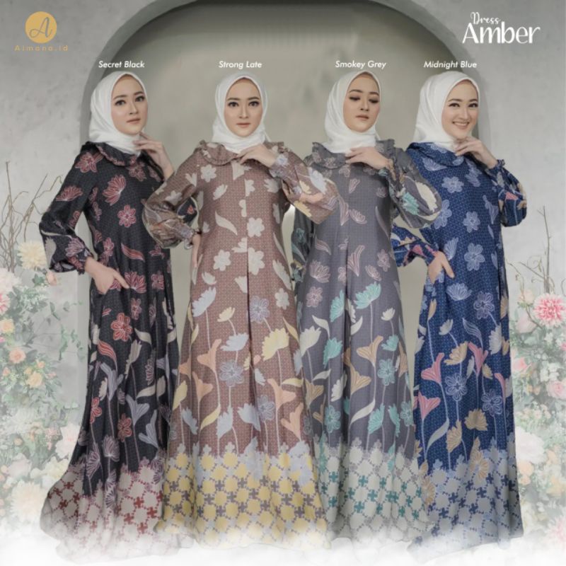 (Ready) AMBER DRESS | AIMANA | FASHION