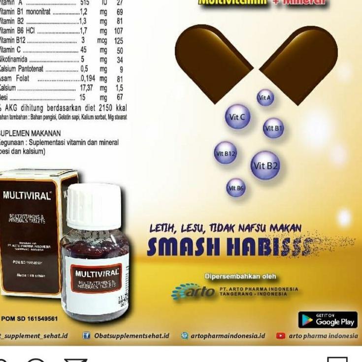 

ARTLl2L6--Multiviral Botol