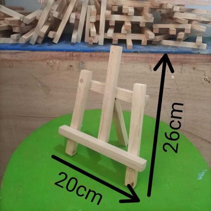 

Promo Easel Kayu Tripod Stand 20X26Cm Promo
