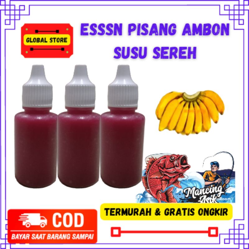 (Terlaris) esen pisang ambon susu sereh / esen ikan mas / esen oplosan / esen ikan nila / essen