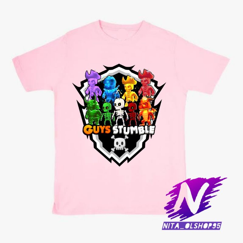 kaos anak stumble guys game mobile