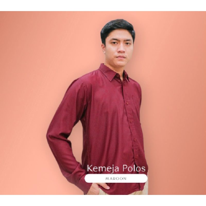 kemeja polos pria / kemeja couple kondangan