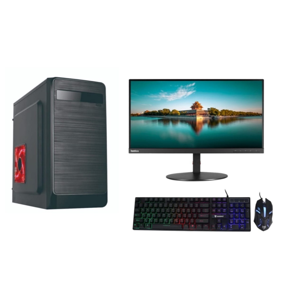 Full Set PC Rakitan Intel Core i5 Office Murah Whit LED