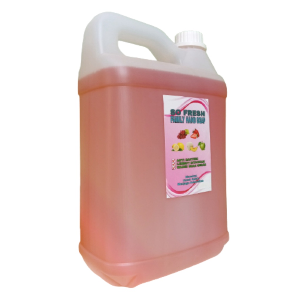 SABUN CUCI TANGAN SO FRESH FAMILY HAND SOAP AROMA SUNKIS 5 LITER