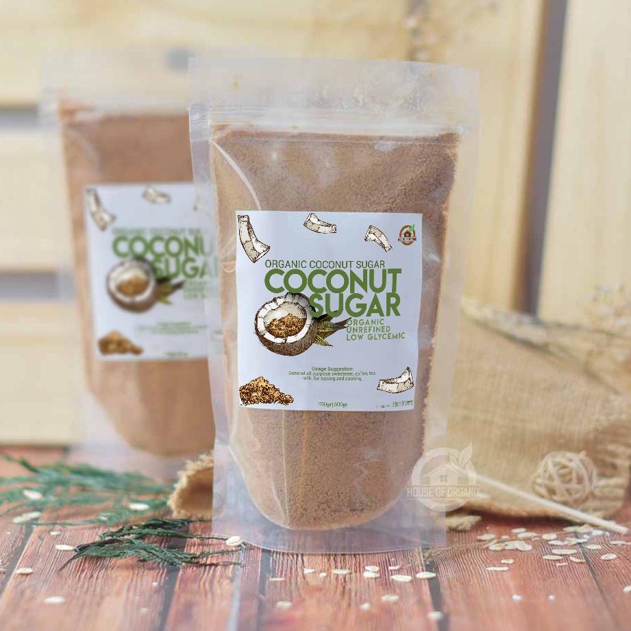 

10.10 STOK READY House Of Organix Organic Coconut Sugar / gula kelapa organik 500 Gr 