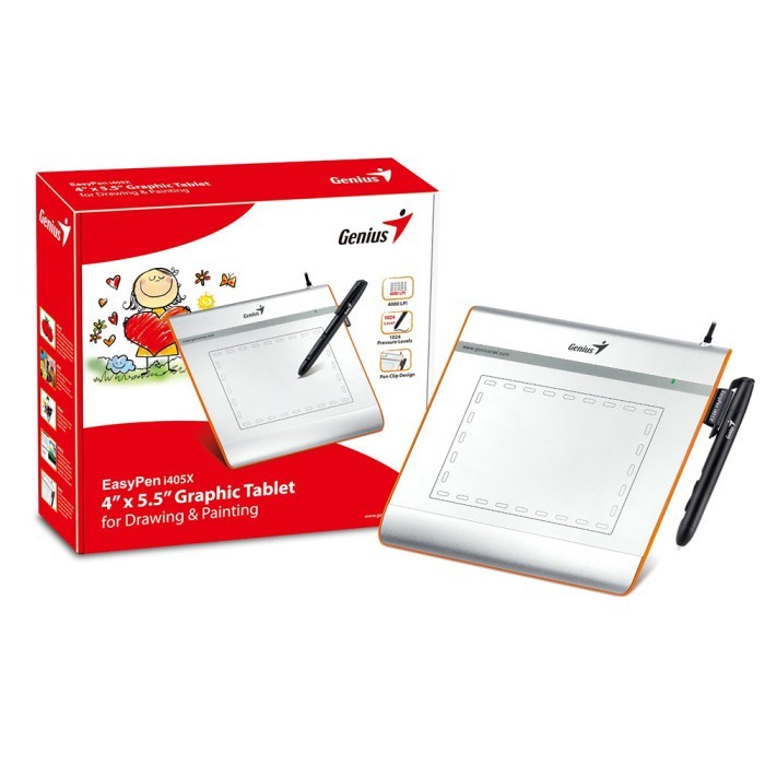 GENIUS EAYSPEN I405 PEN TABLET DRAWING
