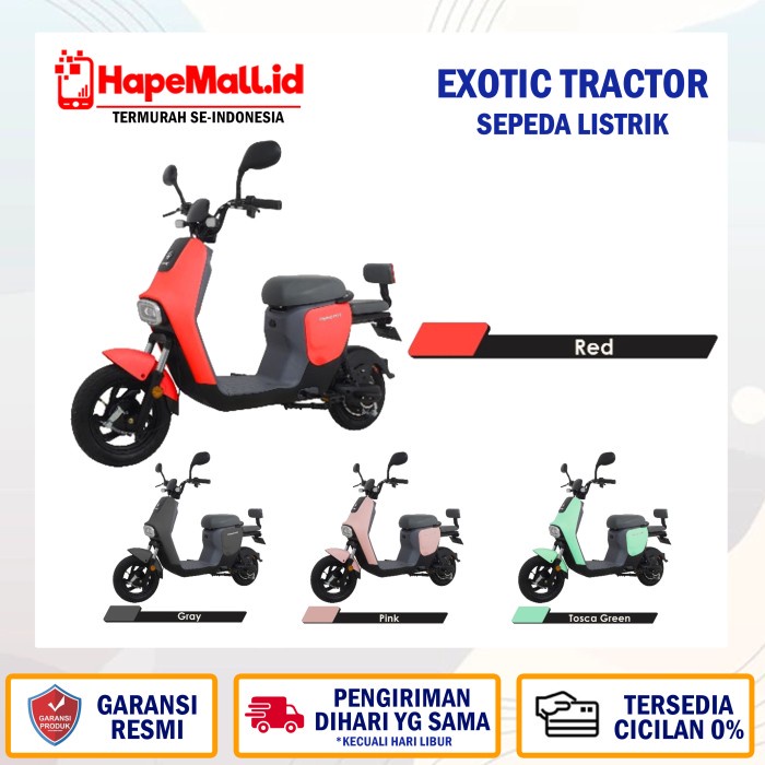 EXOTIC TRACTOR SEPEDA LISTRIK GARANSI RESMI TERMURAH