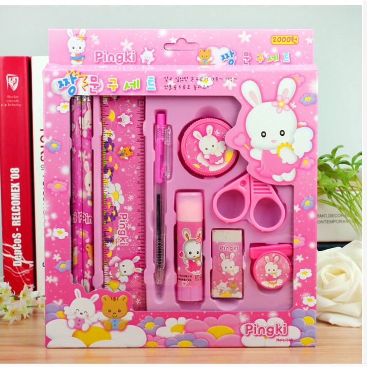 Serenity Peralatan Tulis Set Sekolah Anak / Stationery Set / Perlengkapan Sekolah / Unisex / Import - ATS01