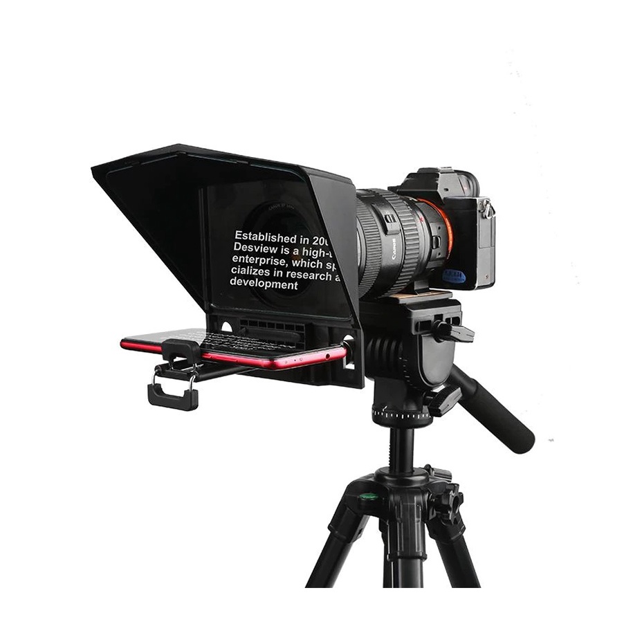 Desview T2 Broadcast Teleprompter for Camera