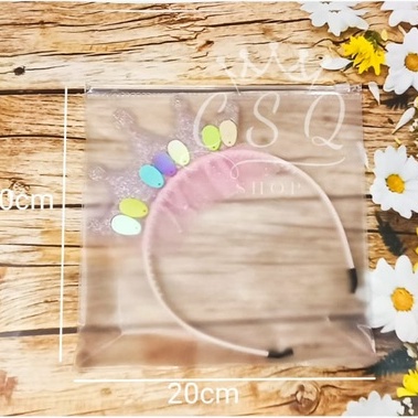 Plastik Zipper Mika Doff | Pvc Mika Buram | Kantong Serbaguna | Pouch Hijab