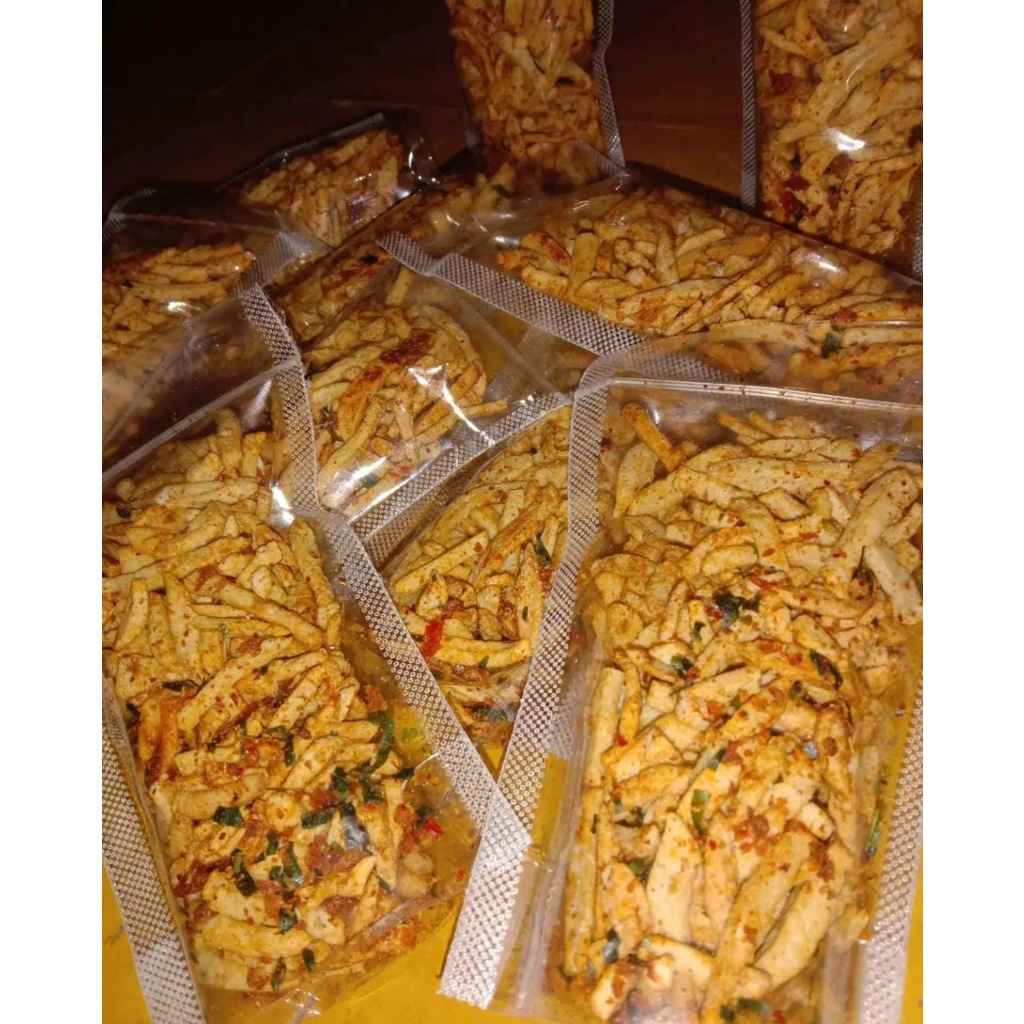 

Basreng Gurih pedas Daun jeruk 100gr