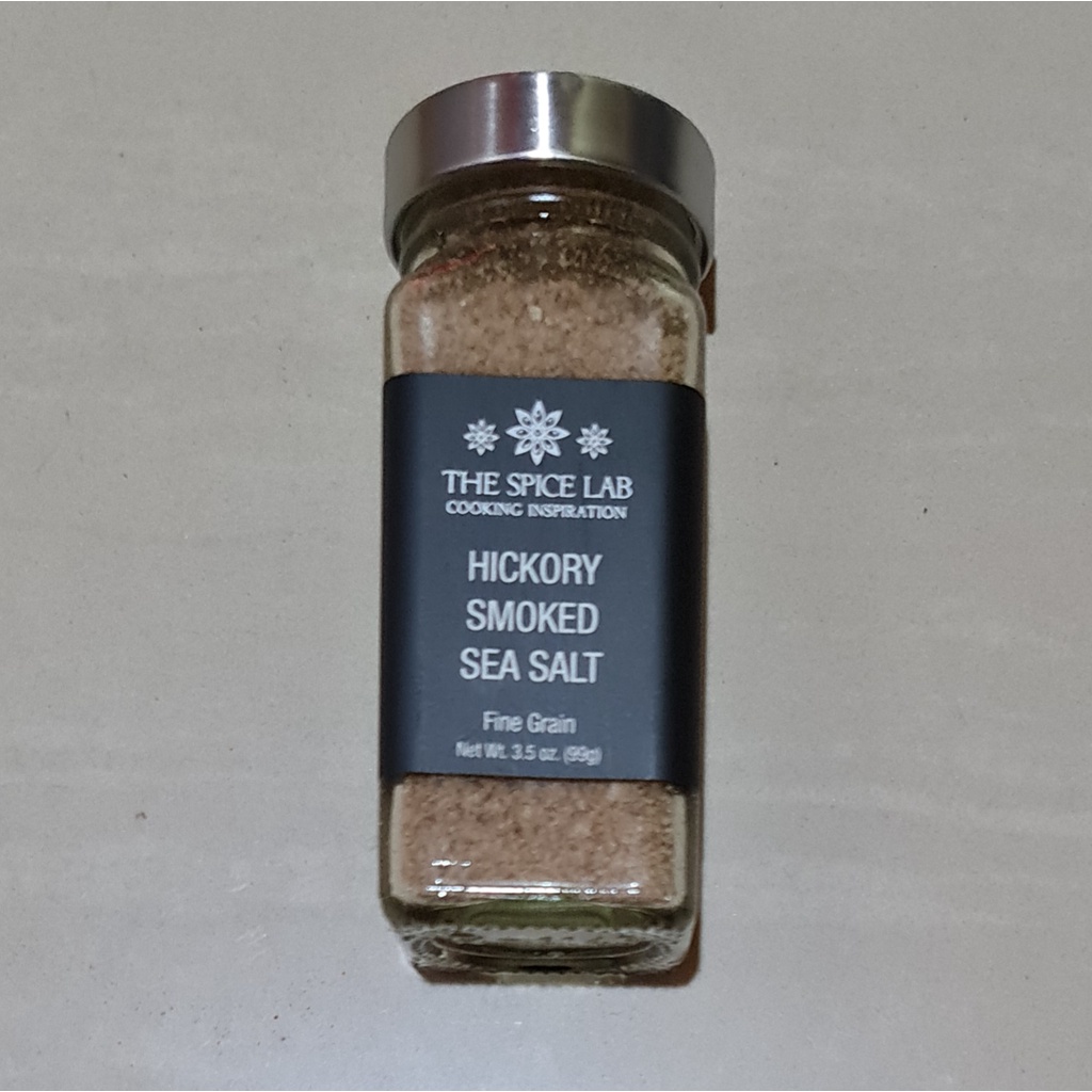 The Spice Lab Hickory Smoked Sea Salt Fine Grain 99 Gram