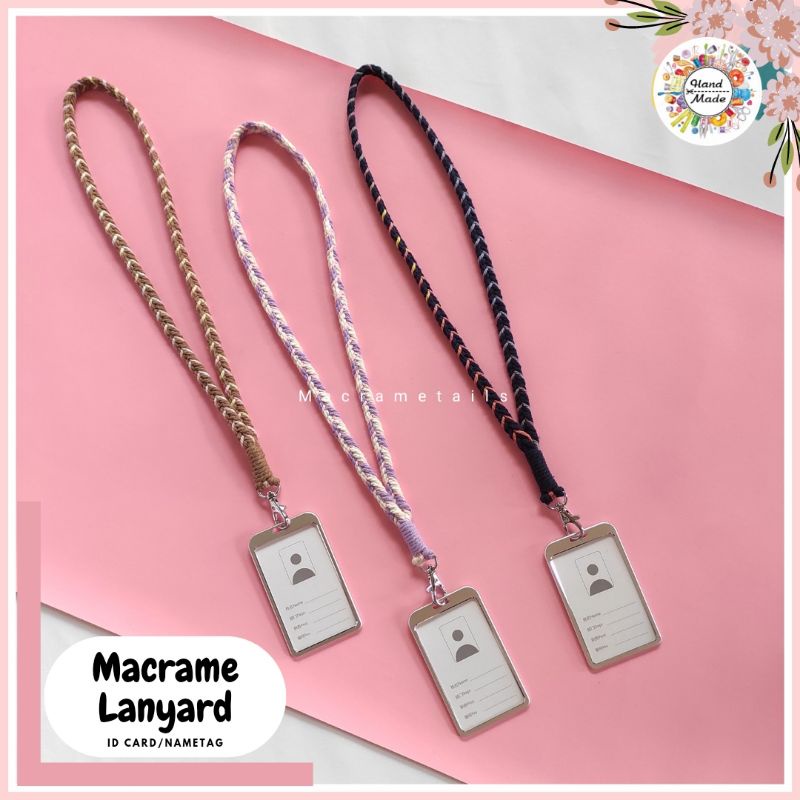 

Lanyard Macrame/ Name Tag/ ID Card