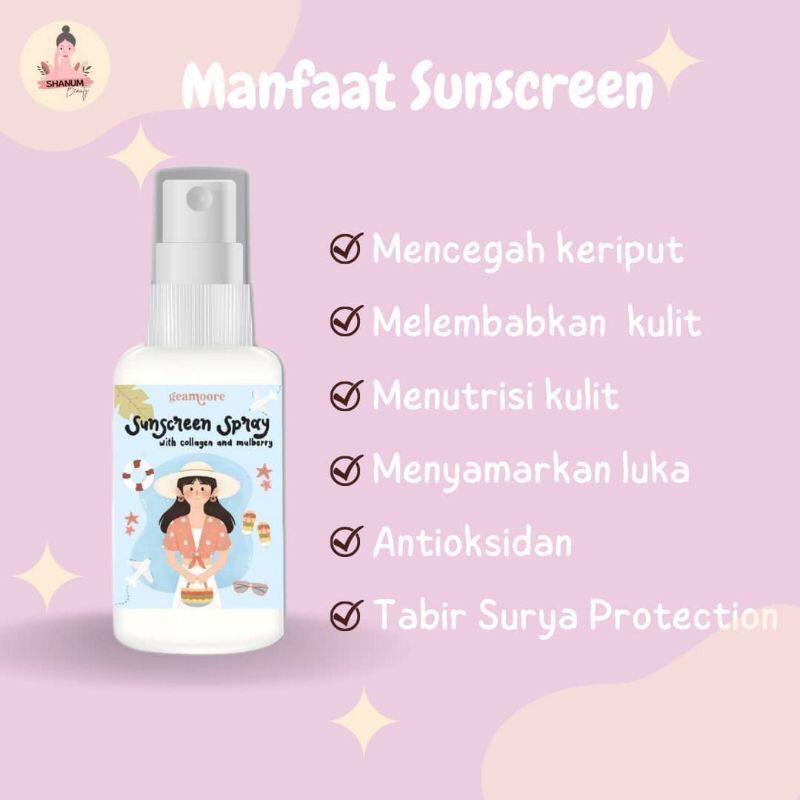 Geamoore Sunscreen Spray 30 ml BPOM Geamoore Sunspray 30ml BPOM