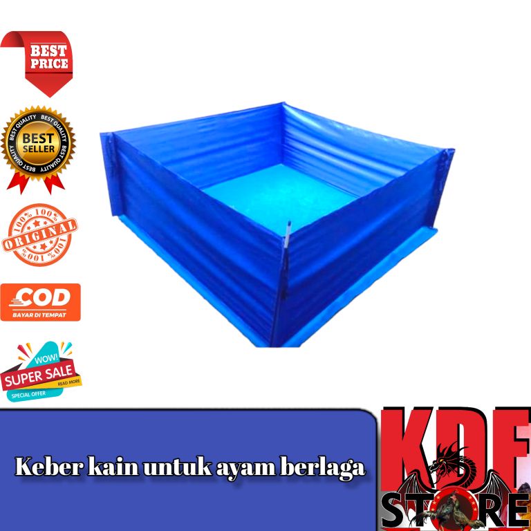 Geber KAIN 3 x 3 meter - keber kain laga ayam